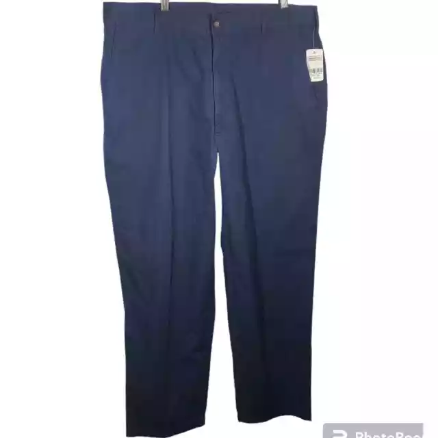 Woolrich Casual Pants Deep Navy Blue 100% Cotton Mens Size 40 x 32 NWT New