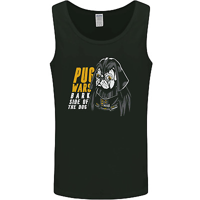 Pug Wars Funny Parody Dog Mens Vest Tank Top