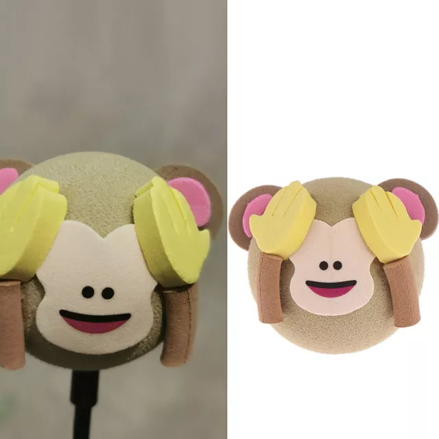 1Pc Cute monkey car suv antenna pen topper aerial EVA ball decor toy gifO AY