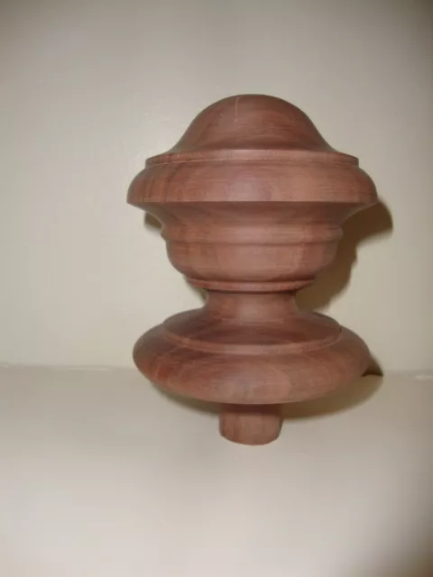 WOOD FINIAL UNFINISHED FOR NEWEL POST FINIAL OR CAP  Finial #92