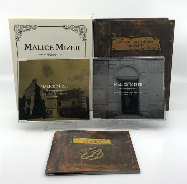 MALICE MIZER CD & DVD La Collection Des Singles Merveilles