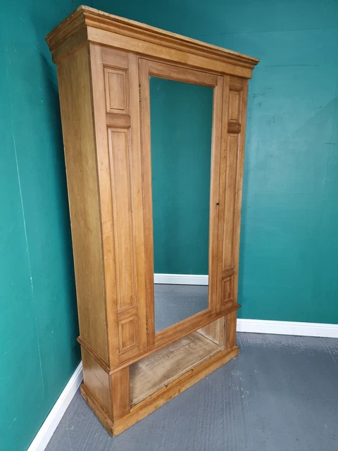 An Antique Early 20th Century Satinwood Wardrobe ~Delivery Available~