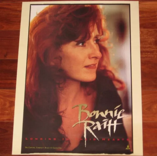 Bonnie Raitt "Longing In Their Hearts" Promo Poster 18" x 24", 1994