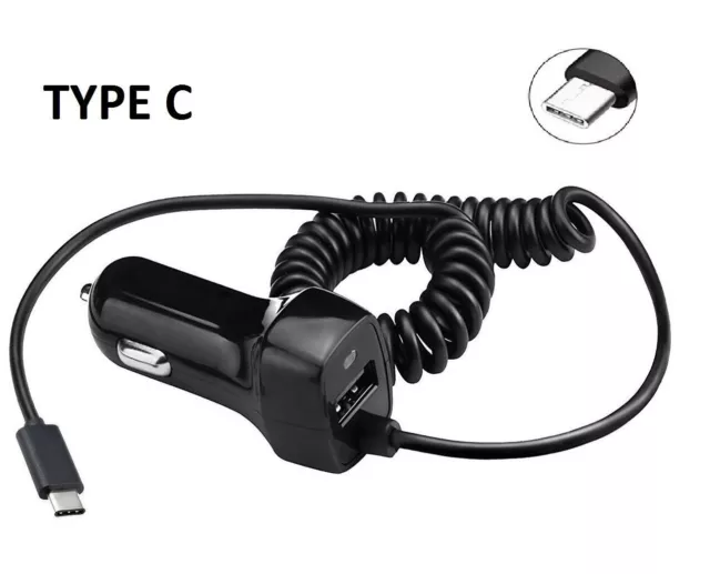 Type-C Car Charger with 3.1 USB For Nokia 2760 Flip