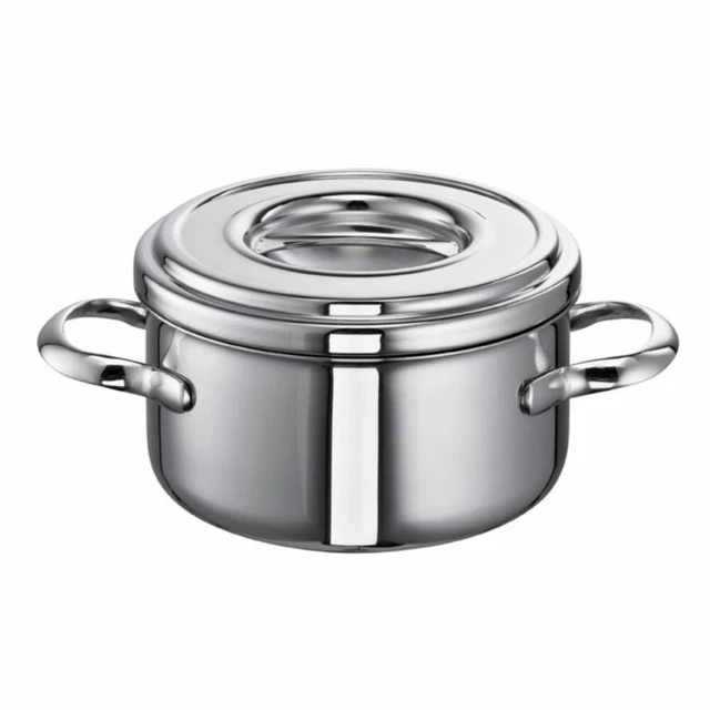 Schulte-Ufer Bratentopf Romana i, Schmortopf, Gartopf, Edelstahl, 16 cm, 1.4 L