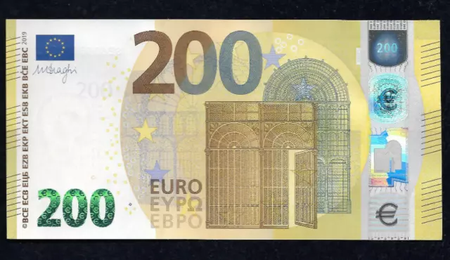 Italy 200 Euro Banknote, Very Rare - Collect Or Spend, Holiday Money 2019 40