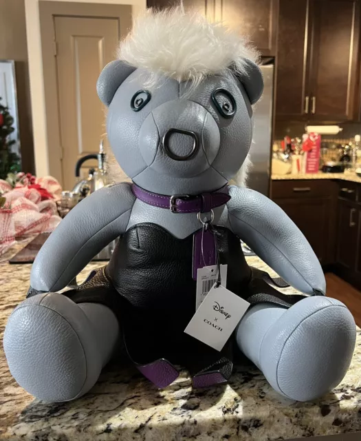 Coach x Disney Villains Ursula Collectible Bear Plush - NEW