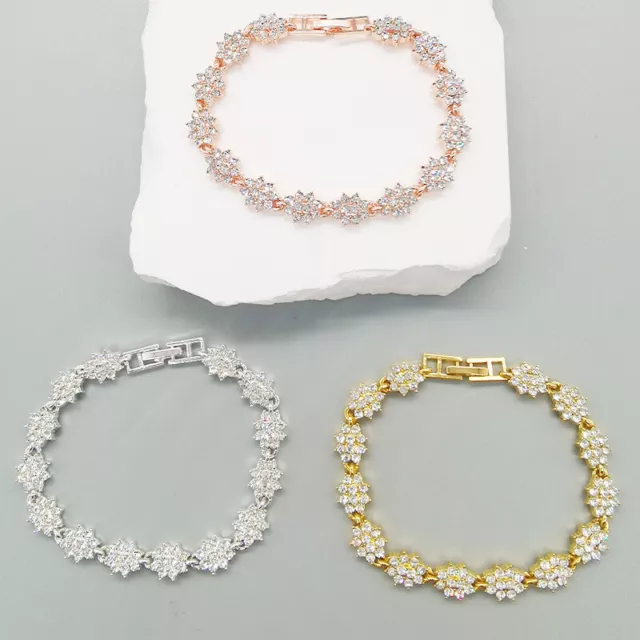 Fashion Pretty Beauty Full Shiny Crystal Rhinestone Women's Bracelet Gifts