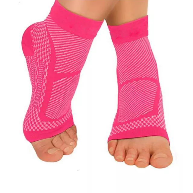 1 Paar Kompressionsärmelunterstützung PLANTARFASZIITIS Fußschmerzen Ferse Knöchelsocken