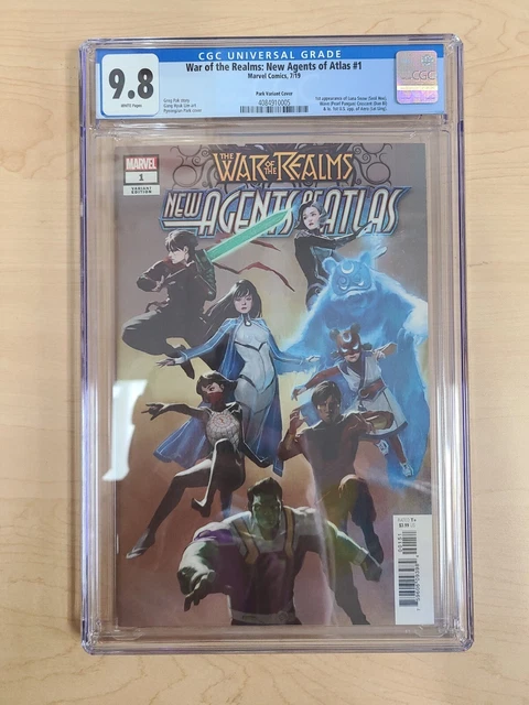 War of the Realms: New Agents of Atlas #1 Park 1:25 Variant CGC 9.8 2019
