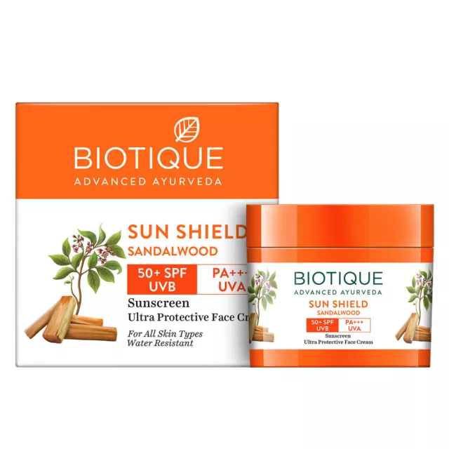 Biotique Bio Santal Ultra Protection Visage Crème SPF 50 Crème Solaire 50gm