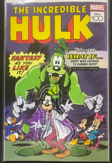 Amazing Spider-Man #21 Mangiatordi Disney 100 Hulk Variant Marvel 2023 VF/NM
