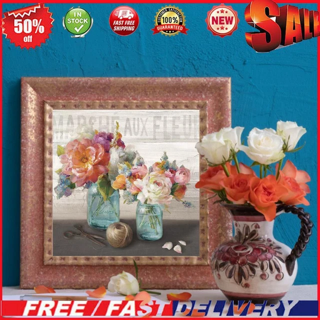Table Flower Oil Paint By Numbers Kit DIY Acrylic Painting on Canvas (B2024)