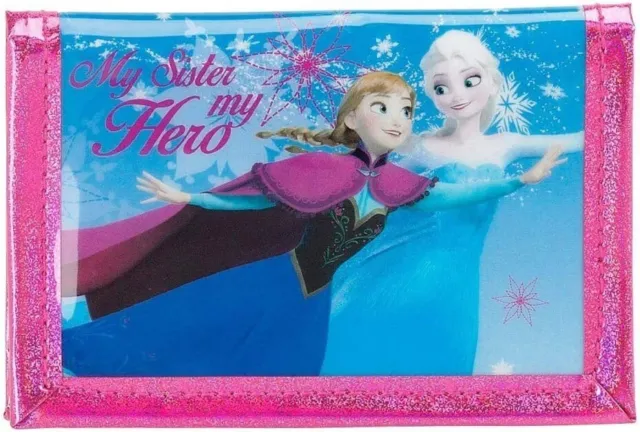 Disney Frozen Elsa and Anna Tri Fold Kids Wallet