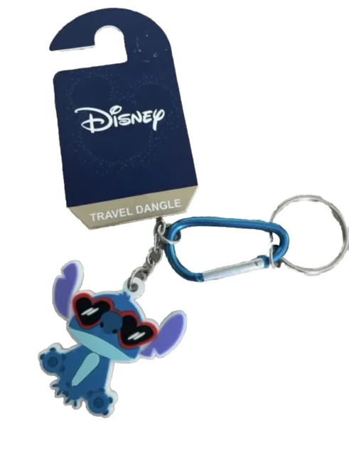 Disney Lilo & Stitch Travel Dangle Keyring Bag Charm New Primark