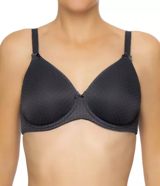 Felina Joy Print 206211 Damen ungepolstert-BH mit Bügel Gr. 85C Carbon Neu