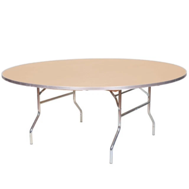 Pre WFT Series Russian Birch Wood Round 72" Table 3873