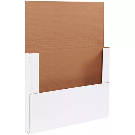 White Easy-Fold Mailers 20x16x2" ECT-32B 50/Case