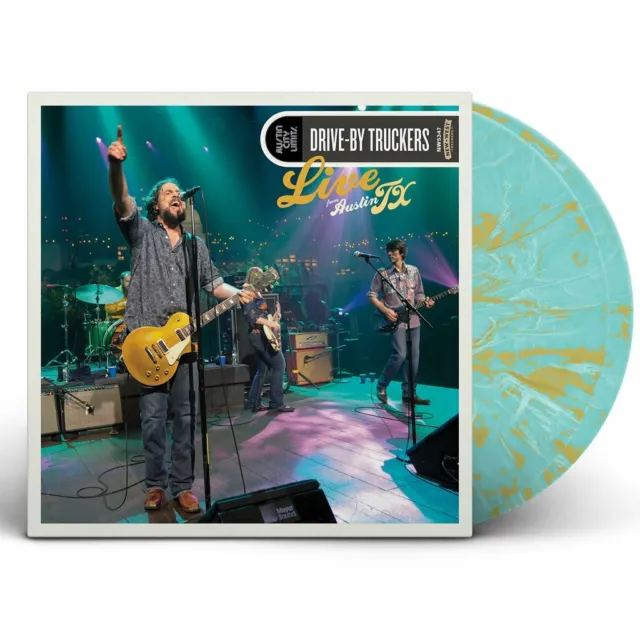 Drive by Truckers Live from Austin TX Limited Black Friday Seaglass/Gold Marble