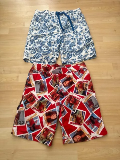 Two pairs of mens swim shorts size medium