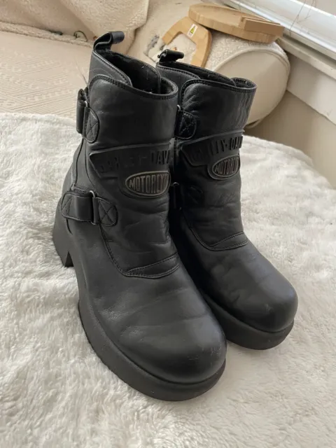 Harley Davidson Woman Motorcycle Boots Size 37/6.5