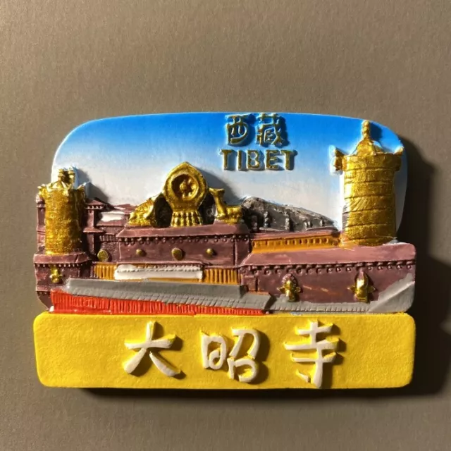 Tibet Tourist Travel Souvenir 3D Resin Fridge Magnet Craft GIFT IDEA