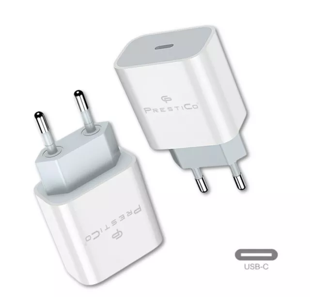 Schnell Ladegerät 20W USB-C Netzteil Adapter Stecker für Samsung Apple Handy