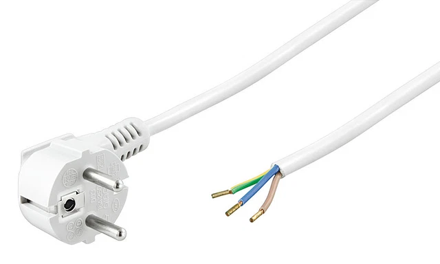 Cable de alimentación; NK 103 W-300 3m BLANCO