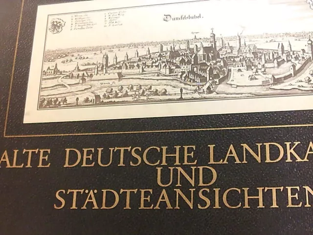 Alte deutsche Landkarten und Städteansichten .1959 in Box - Limitierte Auflage -