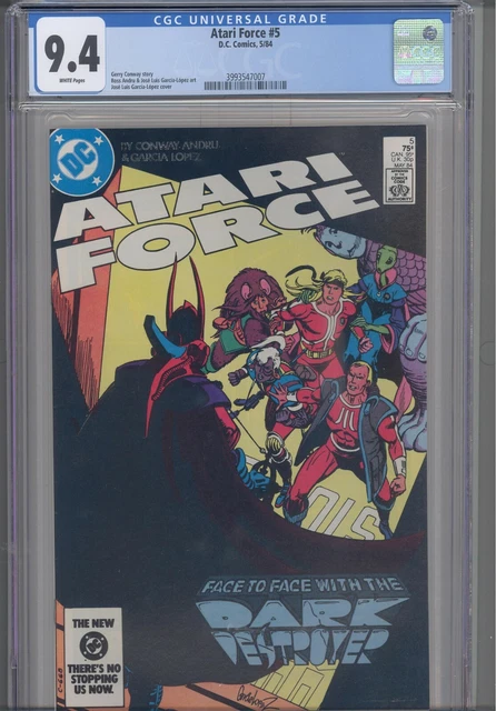 Atari Force #5 CGC 9.4 1984 DC Comics Gerry Conway story