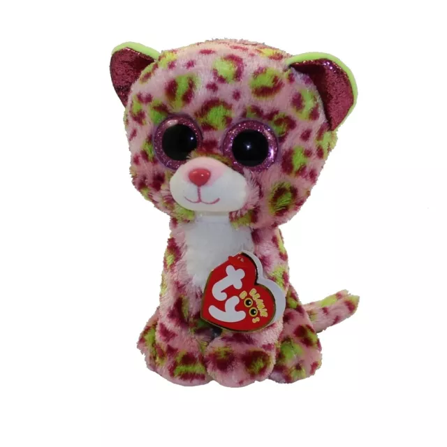 TY Beanie Boos - LAINEY the Leopard (Glitter Eyes) (6 inch) - MWMTs Boo Toy