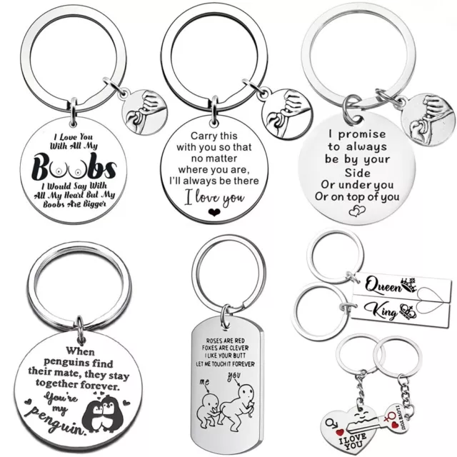 Funny keyring Valentine's Day Gift For Husband Wife Girlfriend Boyfriend Present