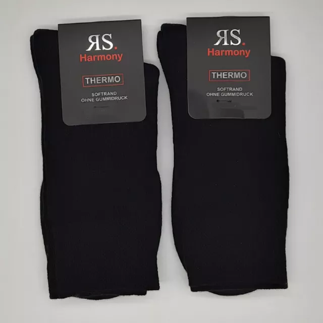 2 Paire Hommes Thermique Chaussettes Intérieur en Éponge Noir Chaud 39 À 50