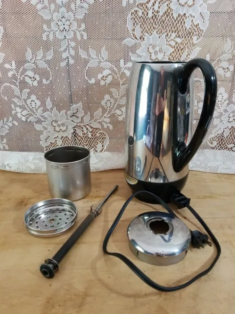 Vintage Coffee Maker Farberware Superfast Electric 