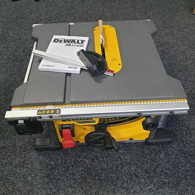 DEWALT DCS7485N CORDLESS Table Saw 54V XR FlexVolt Brushless - 210mm ...