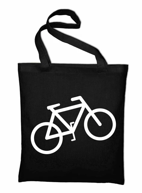 Vélo Sac en Toile de Jute Bike Logo à Motif Signes Pictogramme MTB