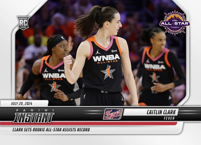 2024-25 PANINI INSTANT WNBA Debut Caitlin Clark Rookie RC Card Prizm SP