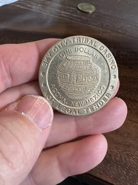 Sky City Tribal Casino $1 Dollar Gaming Slot Coin/Token - Pueblo De Acoma, Nm