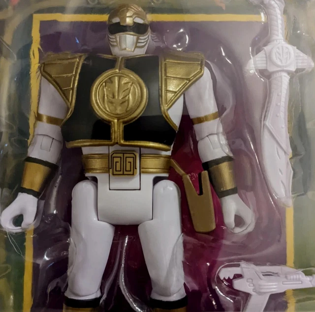 HASBRO POWER RANGERS RetroMorphin White Ranger Tommy Flip Head Action