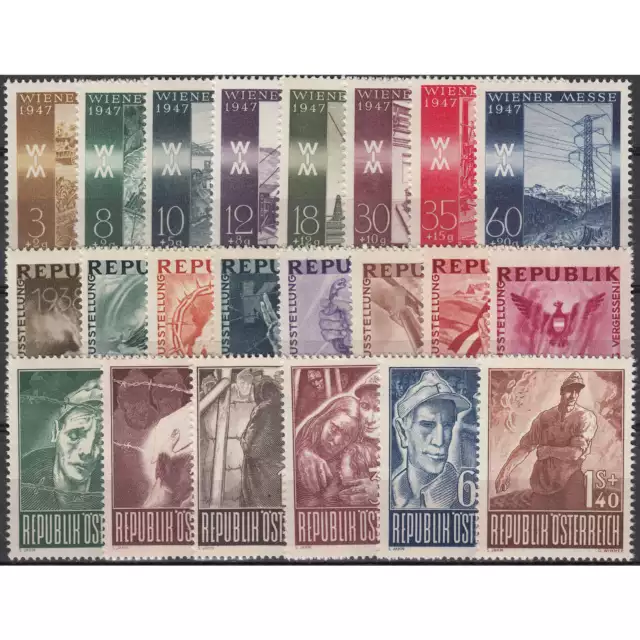 Österreich Altausgaben postfrisch ** mit Nr. 776-83,803-10,829-34