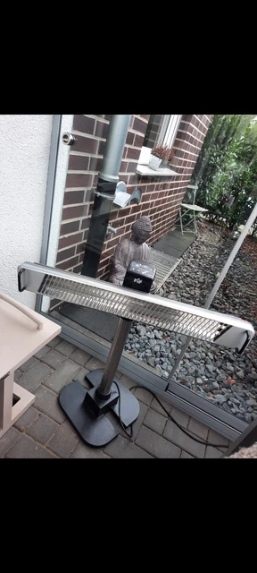 Infrarot-Heizstrahler Terrassenstrahler von FIF 1500 Watt  auf Standfuß, drehbar
