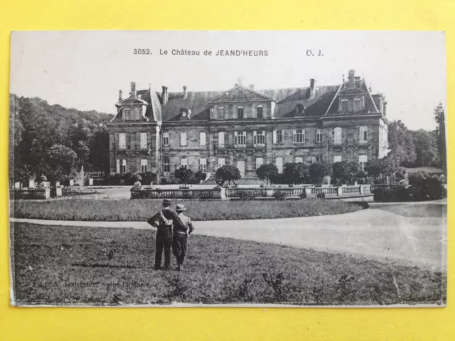 cpa Ecrite en 1917 L'ISLE en RIGAULT (Meuse) Le CHÂTEAU de JEAN d'HEURS