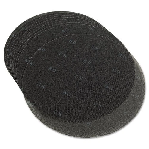 Boardwalk Sanding Screens, 20  Diameter, 80 Grit, Black (Carton Of 10)