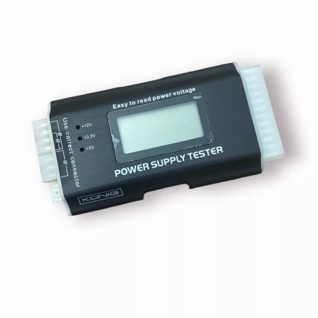 Konig CMP-PSUTESTER5 tester di alimentazione rete pc