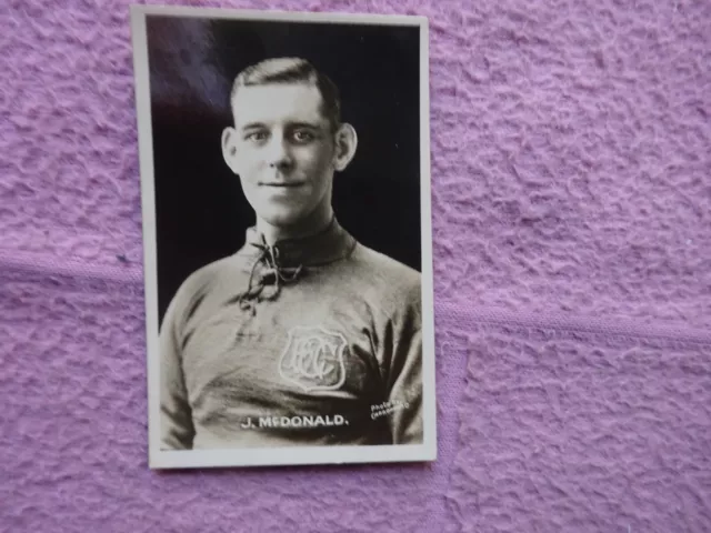DC THOMSON ADVENTURE - SIGNIERTE ECHTE FOTOS (SCHOTTISCH) FUSSBALL # JOHN McDONALD GD