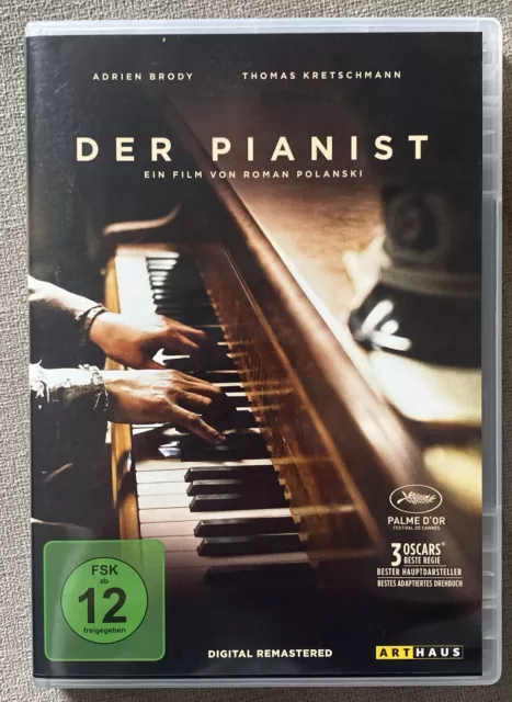DER PIANIST - Dreifacher Oscar-Gewinner von Roland Polanski auf DVD TOP Zustand