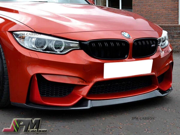 For 2015-19 BMW F80 M3 F82 F83 M4 K Style Carbon Fiber Front Bumper Lip Splitter for Sale