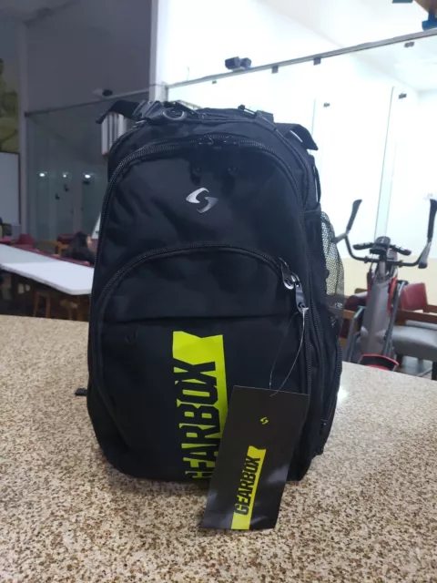 Gearbox Backpack Bag - Black / Yellow  2023 Model Core Division