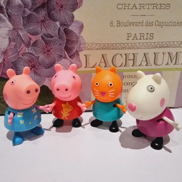 New Peppa Pig Peppas Adventures Family 4 x Figures Tiny