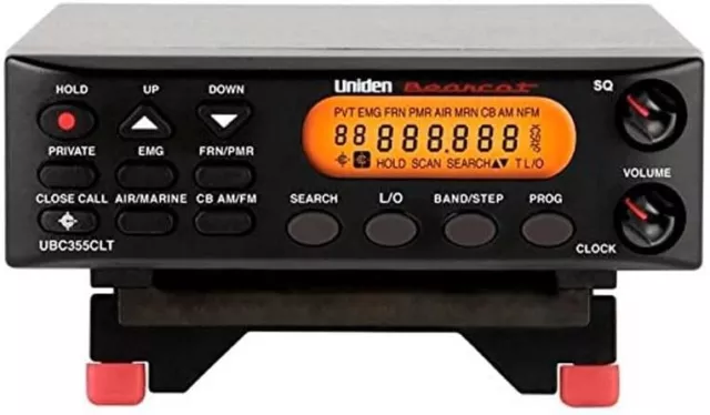 Uniden Bearcat UBC355CLT Mobile, Home Base Radio Scanner 25-960MHz with Gaps